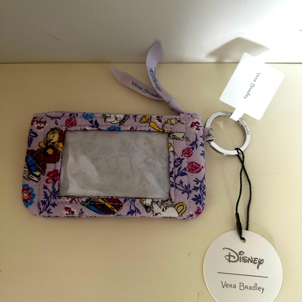 Vera Bradley Beauty and the Beast key pouch